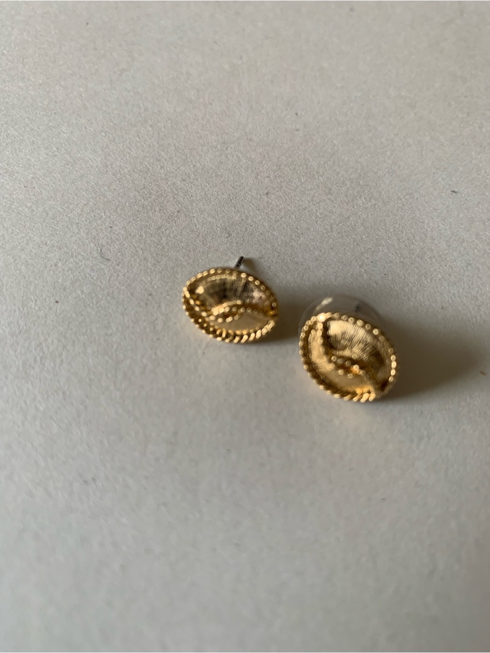Gold Cowrie Shell Stud Earrings - Women Jewelry